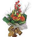 Hand Tied Arrangement of Roses