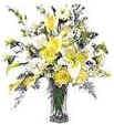 Vase of Yellow Flowers