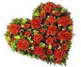 Heart Arrangement of Red Roses
